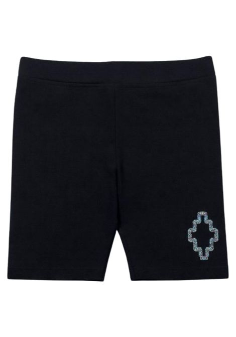 Black cotton girl's cyclist MARCELO BURLON | GTA0966NERO